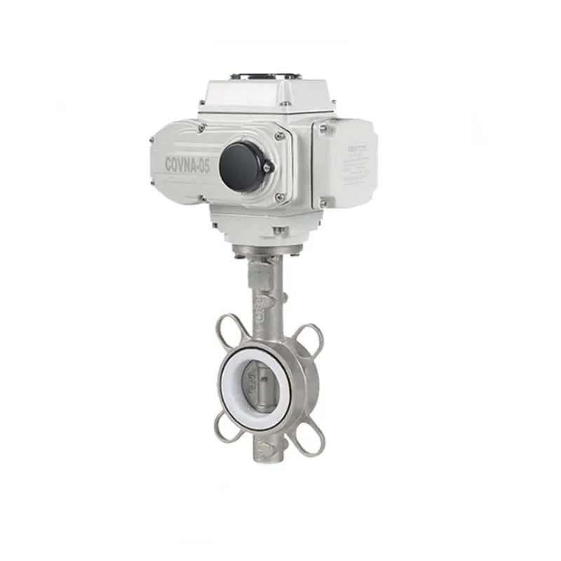 हैंडल के साथ तितली वाल्व