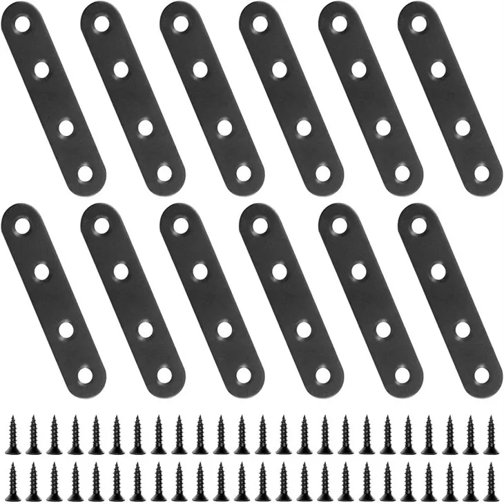 स्टेनलेस सीधे फ्लैट धातु ब्रेस ब्रैकेट